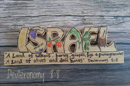 Israel Word Art