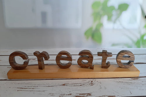 Create Wooden Word Game