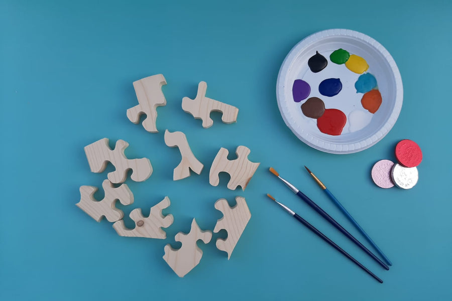 Make your own Dreidel Puzzle Kit