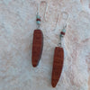 Mahogany and Jasper earrings