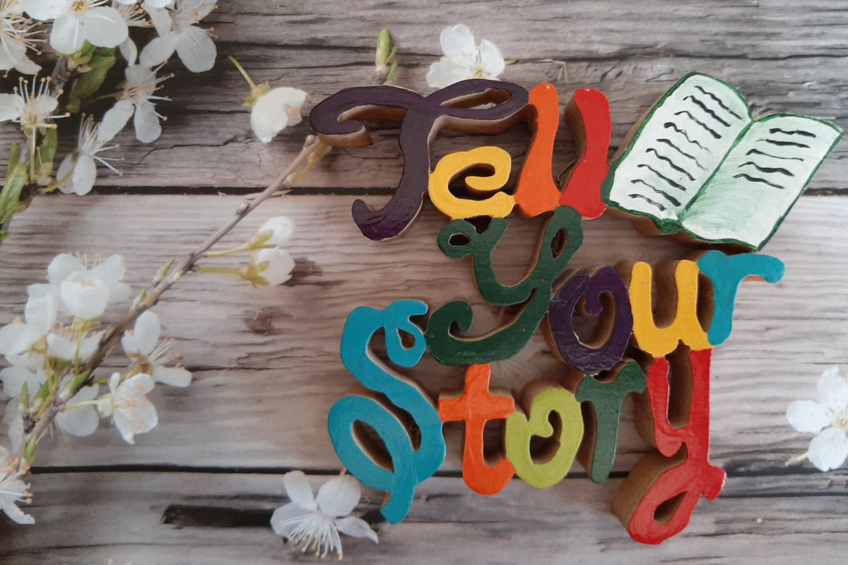 Tell Your Story Word Art