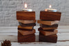 Twisty layered candlesticks